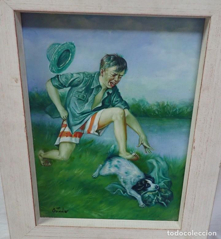 Arte: &Oacute;leo sobre tabla Ortador - Foto 2