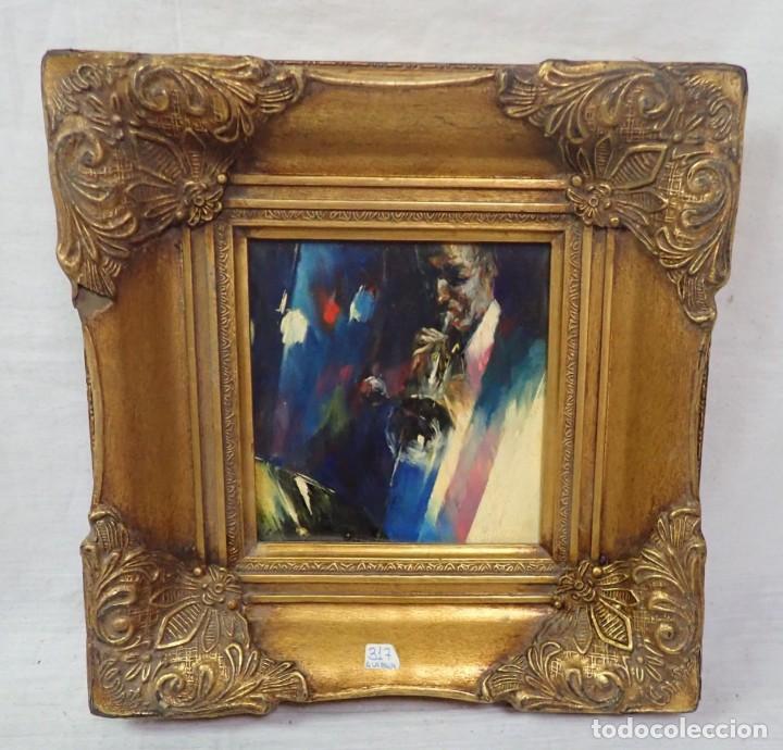 Arte: oleo sobre tabla firma a catalogar - Foto 1