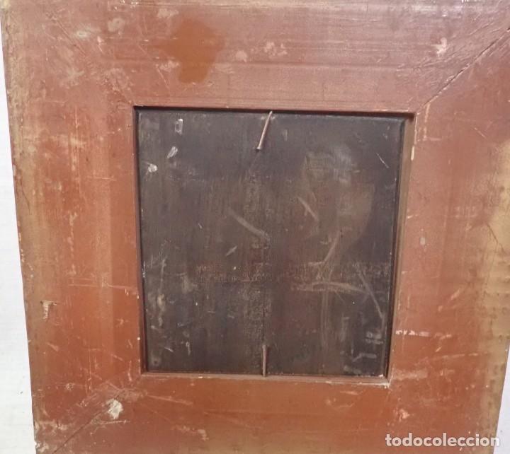Arte: oleo sobre tabla firma a catalogar - Foto 4