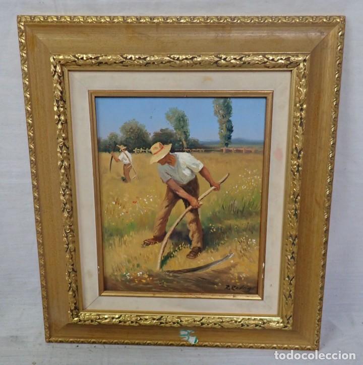 Arte: &Oacute;leo sobre tabla R.Rodrigo - Foto 1
