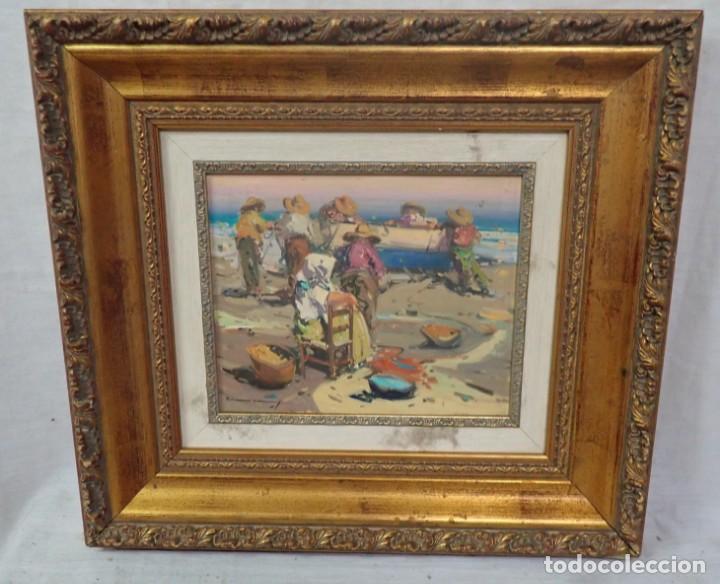 Arte: &Oacute;leo sobre tabla Casarrubios - Foto 1