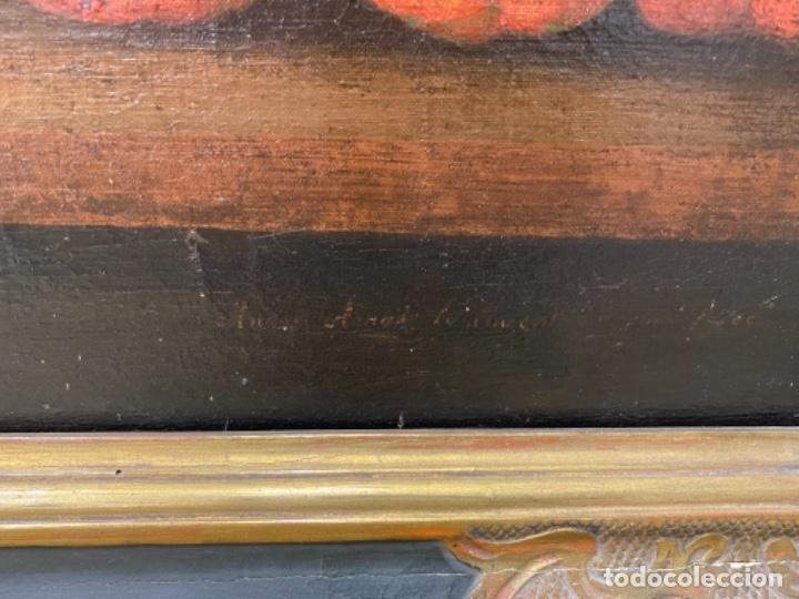 Arte: Bodegon Siglo XIX oleo sobre lienzo. - Foto 6