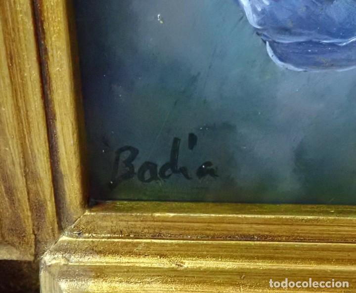 Arte: &Oacute;leo sobre tabla Bad&iacute;a - Foto 2