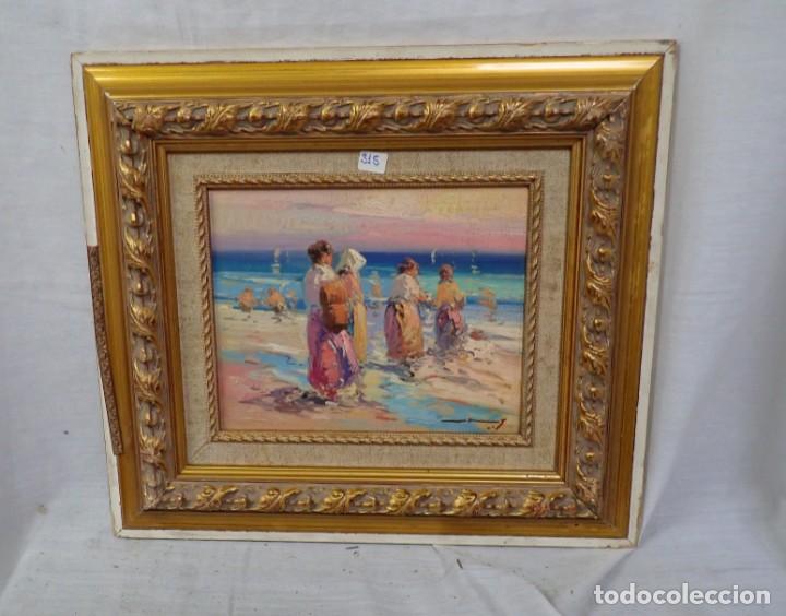 Arte: &Oacute;leo sobre tabla Casarrubios - Foto 1