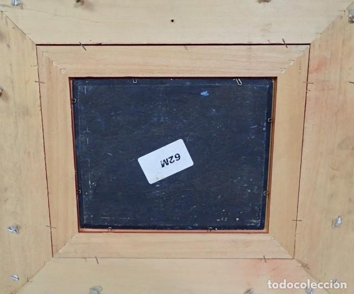 Arte: &Oacute;leo sobre tabla firma a catalogar - Foto 4