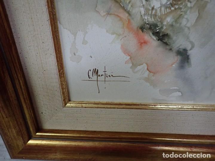 Arte: &Oacute;leo sobre tabla firma a catalogar - Foto 2