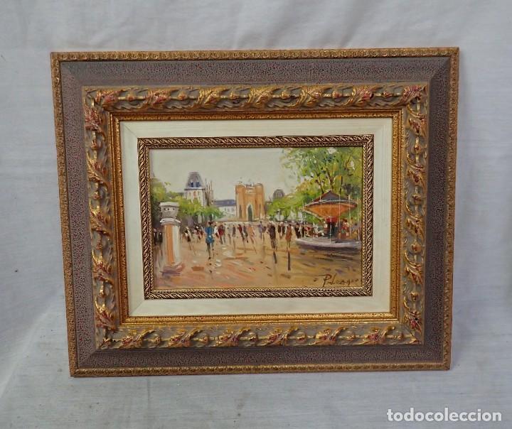 Arte: &Oacute;leo sobre tabla P.Lozano - Foto 1