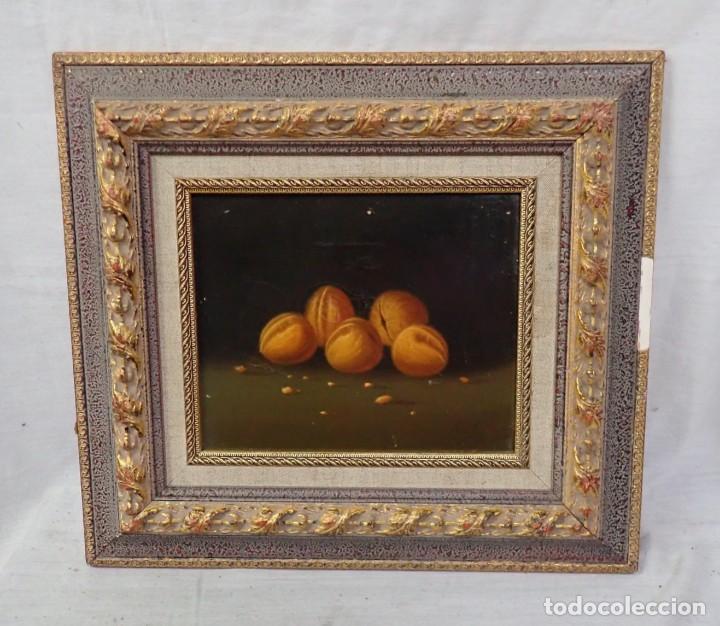 Arte: &Oacute;leo sobre lienzo firma a catalogar - Foto 1