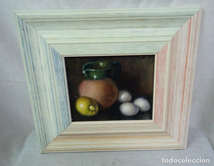 Arte: &Oacute;leo sobre tabla J.polo - Foto 1