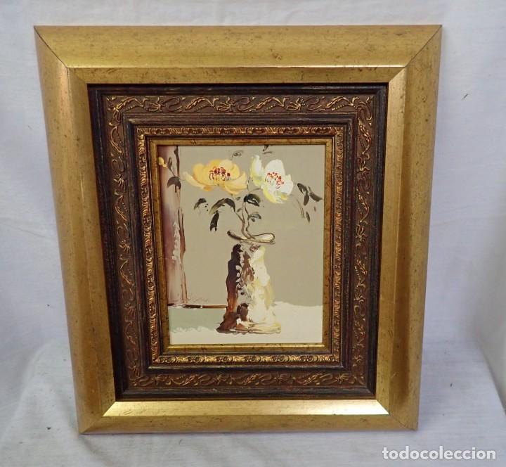 Arte: &Oacute;leo sobre tabla firma a catalogar - Foto 1