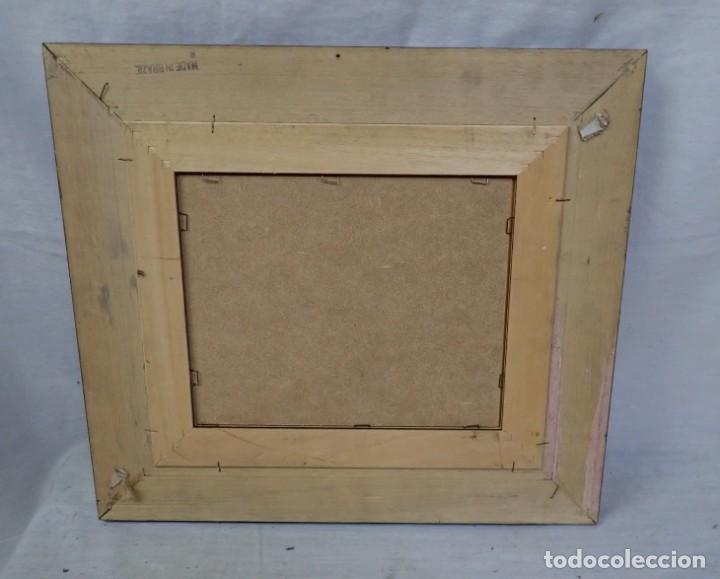 Arte: &Oacute;leo sobre tabla firma a catalogar - Foto 3