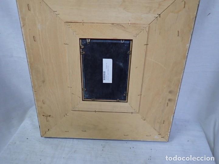 Arte: &Oacute;leo sobre tabla firma a catalogar - Foto 2
