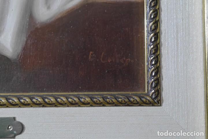 Arte: &Oacute;leo sobre lienzo, bodeg&oacute;n, E. Cort&eacute;s - Foto 5