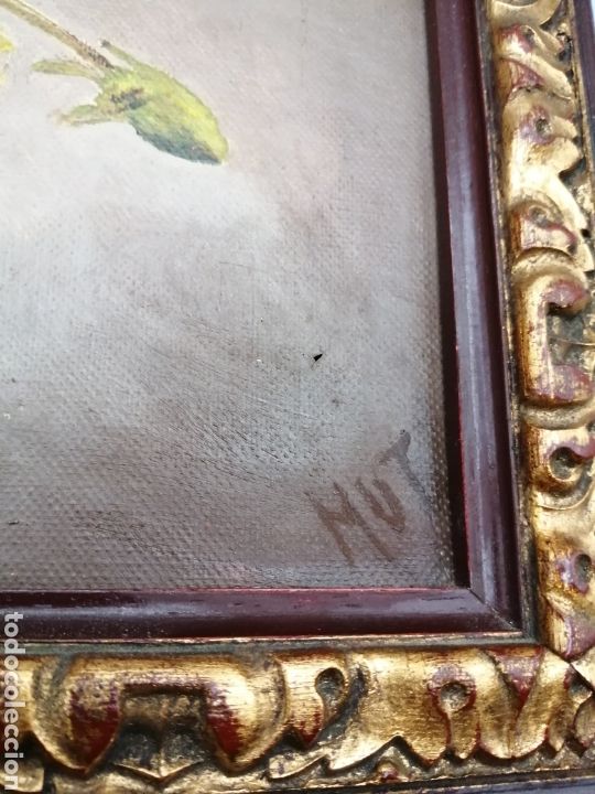 Arte: Antoni Mut Torroja. &Oacute;leo sobre lienzo, bodeg&oacute;n - Foto 4