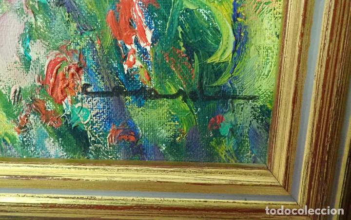 Arte: &Oacute;leo sobre lienzo firma a catalogar - Foto 2