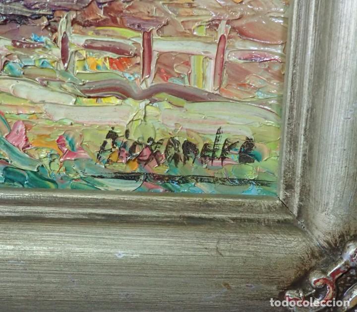 Arte: oleo sobre tabla firma alexandre - Foto 2