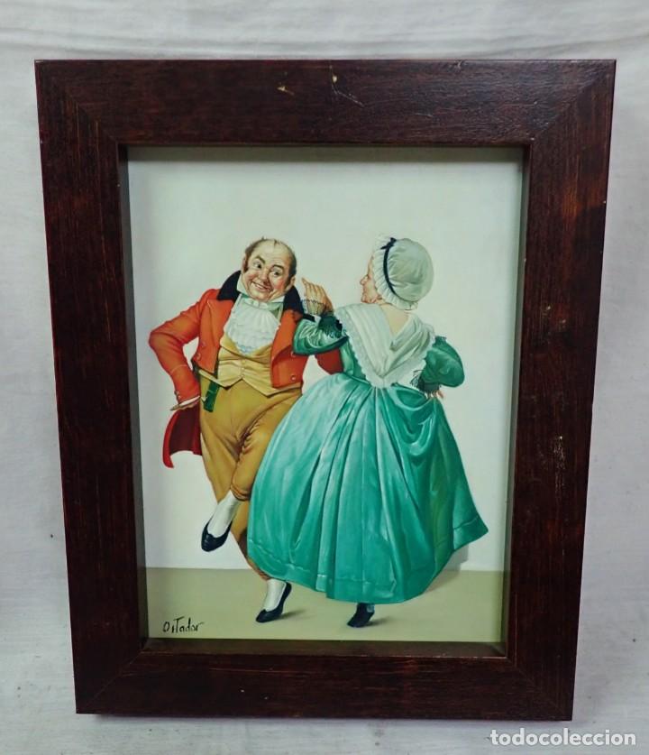 Arte: &Oacute;leo sobre tabla Ortador - Foto 1