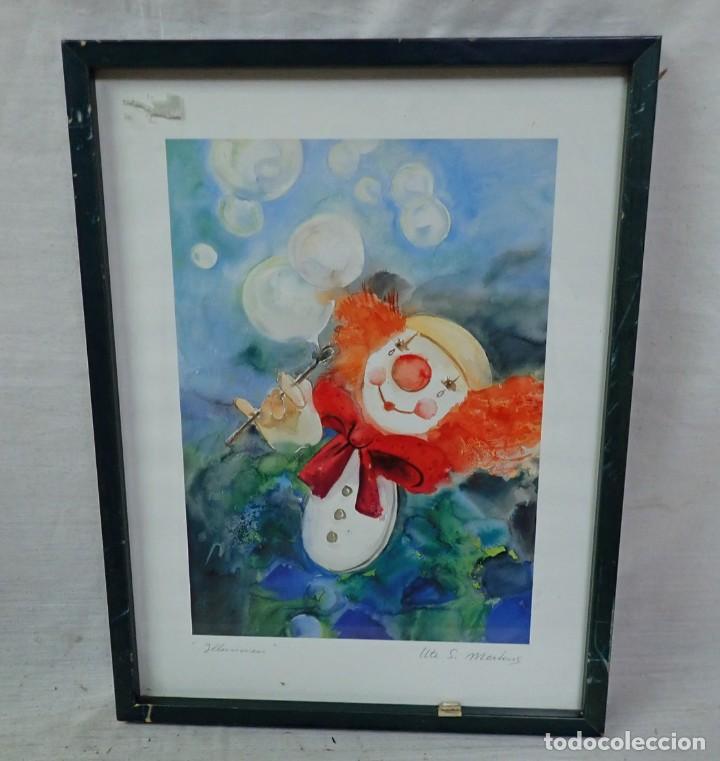 Arte: L&aacute;mina firma a catalogar - Foto 1