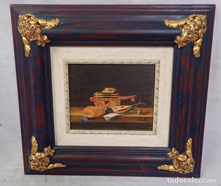 Arte: &Oacute;leo sobre tabla J.Hooter - Foto 1