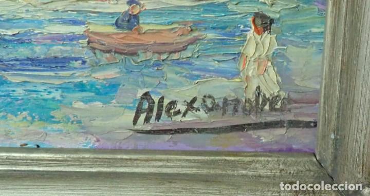 Arte: &Oacute;leo sobre tabla Alexandre - Foto 2