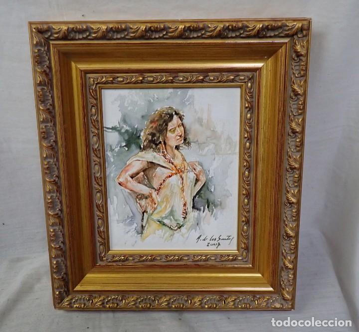 Arte: &Oacute;leo sobre lienzo A.de los Santos - Foto 1