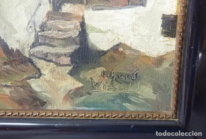 Arte: &Oacute;leo sobre lienzo firma a catalogar - Foto 2