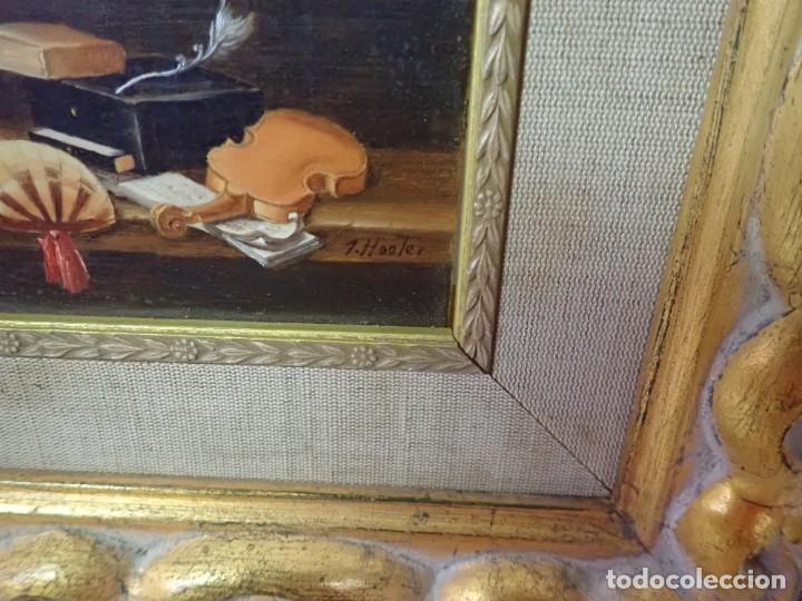 Arte: &Oacute;leo sobre tabla J.Hooter - Foto 2