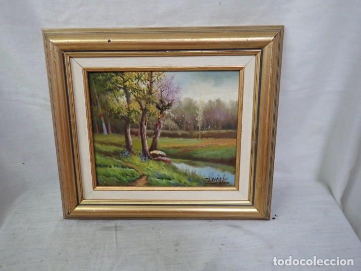 Arte: &Oacute;leo sobre tabla Llorent - Foto 1