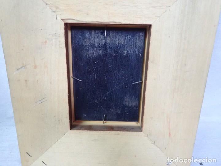 Arte: &Oacute;leo sobre tabla firma a catalogar - Foto 2