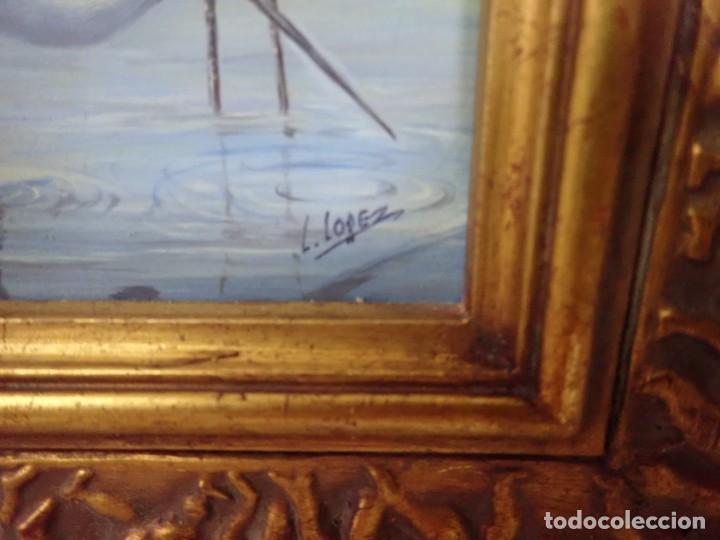Arte: &Oacute;leo sobre tabla L.Lopez - Foto 2