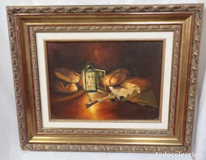 Kunst: &Oacute;leo sobre lienzo firma d,moretti