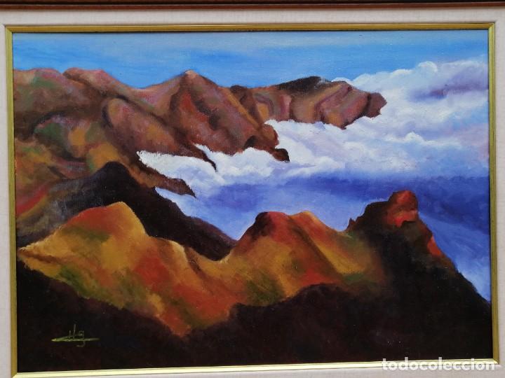 Arte: OBRA REALIZADA AL &Oacute;LEO -NUBES GUANCHES - Foto 2