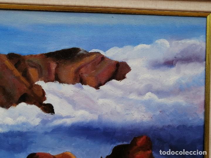 Arte: OBRA REALIZADA AL &Oacute;LEO -NUBES GUANCHES - Foto 3