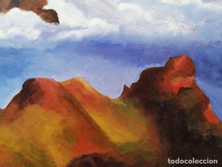 Arte: OBRA REALIZADA AL &Oacute;LEO -NUBES GUANCHES - Foto 5