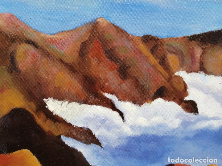 Arte: OBRA REALIZADA AL &Oacute;LEO -NUBES GUANCHES - Foto 6