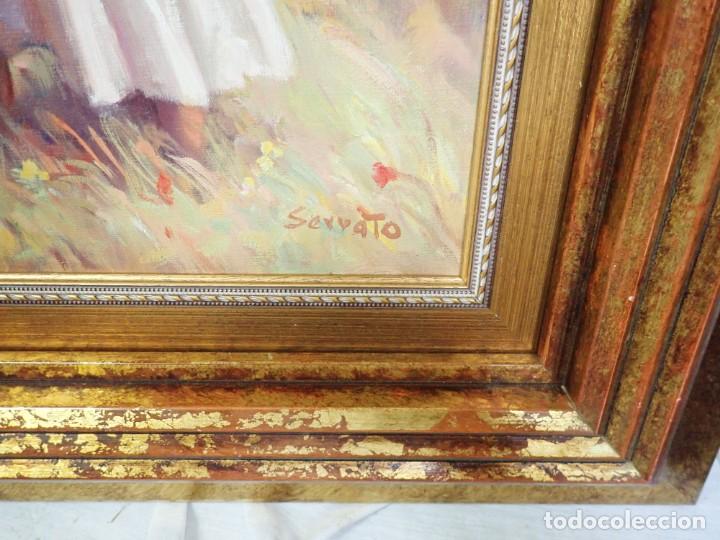 Arte: &Oacute;leo sobre lienzo Serrato - Foto 2