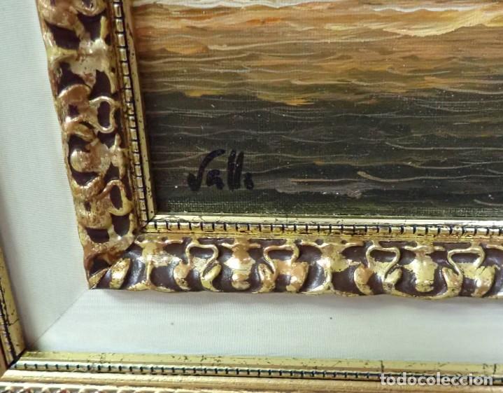 Arte: &Oacute;leo sobre lienzo firma a catalogar - Foto 2