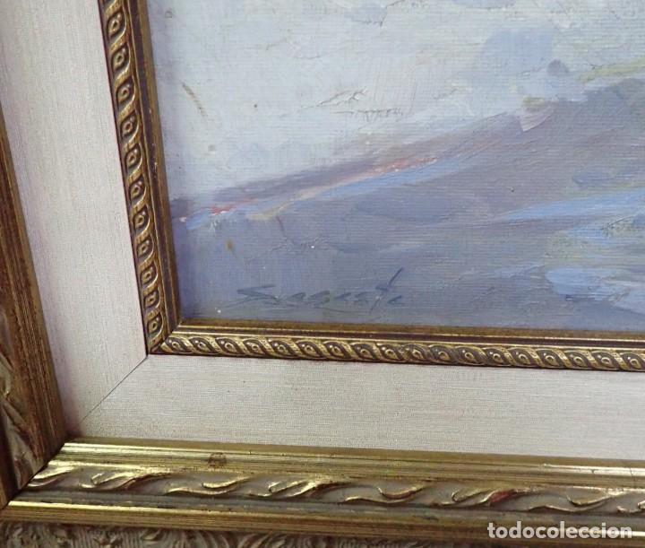 Arte: &Oacute;leo sobre lienzo Sagasta - Foto 2
