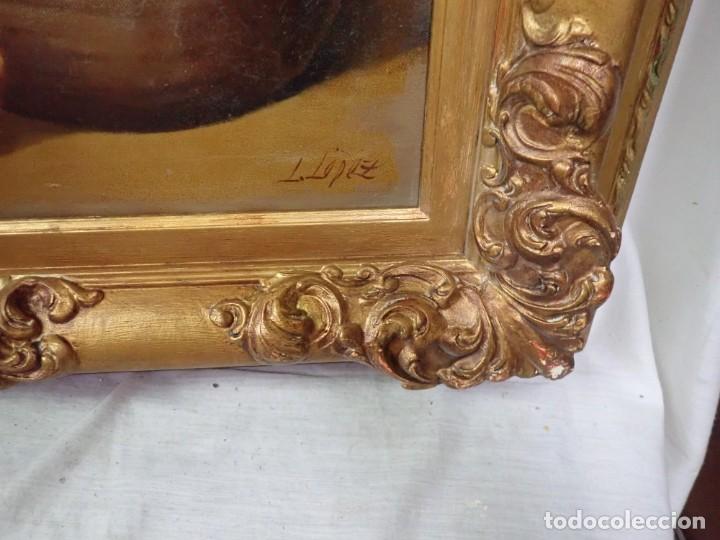 Arte: &Oacute;leo sobre lienzo L.Lopez - Foto 2