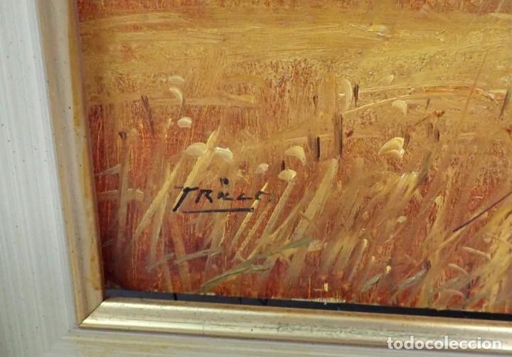 Arte: &Oacute;leo sobre lienzo Trillo - Foto 2