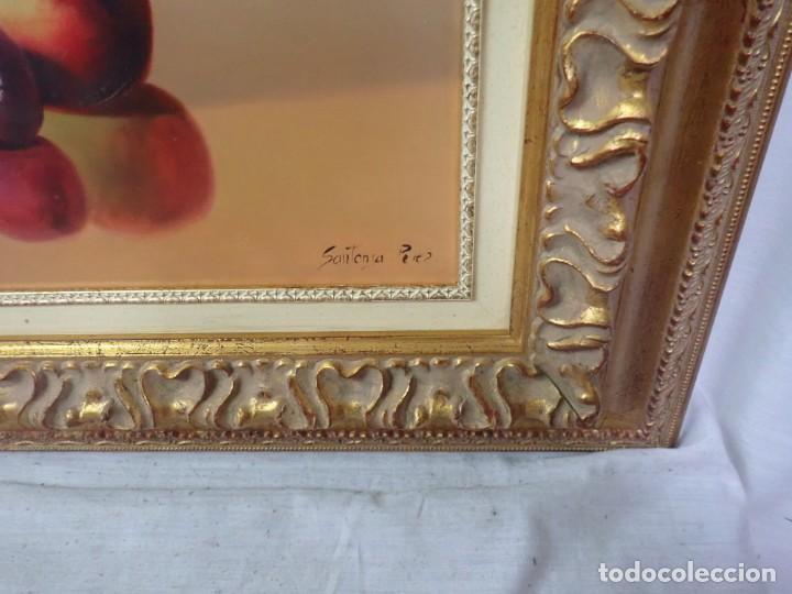 Arte: &Oacute;leo sobre tabla firma a catalogar - Foto 2