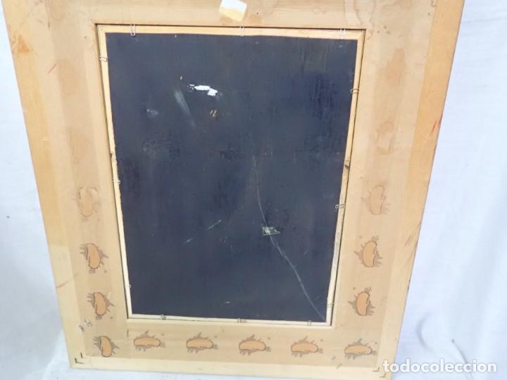 Arte: &Oacute;leo sobre tabla firma badia - Foto 3