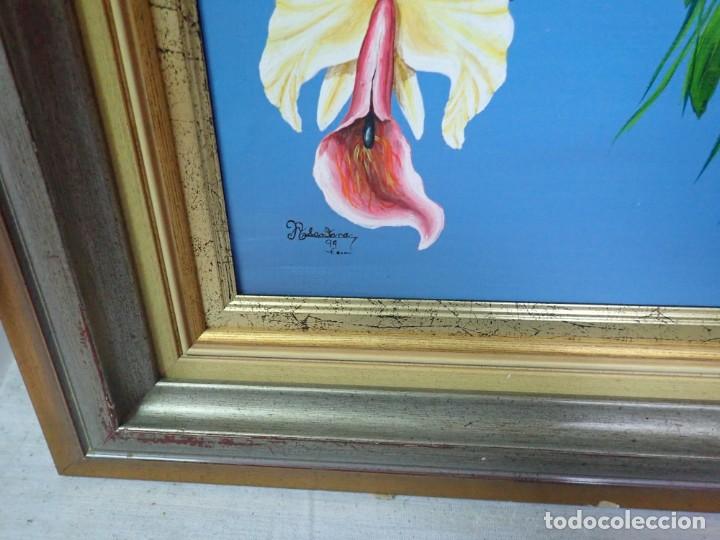Arte: &Oacute;leo sobre lienzo firma a catalogar - Foto 2