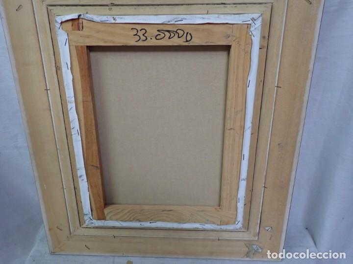 Arte: &Oacute;leo sobre lienzo firma a catalogar - Foto 3