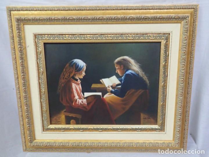 Arte: &Oacute;leo sobre tabla Lucas Mir - Foto 1