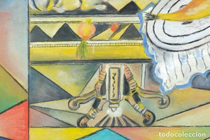Arte: &Oacute;leo sobre t&aacute;blex Bodeg&oacute;n Firmado M.Berthold 1995 - Foto 7