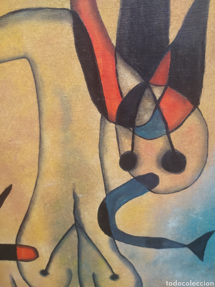 Arte: &Oacute;leo sobre tabla. Copia Mir&oacute;. - Foto 2