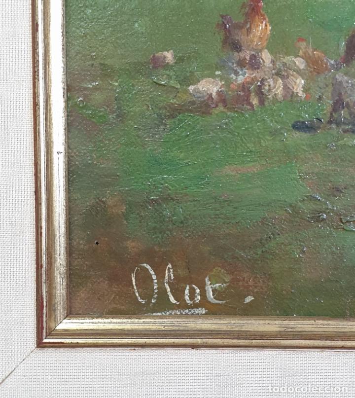 Arte: Jaume Pons Martí (Barcelona, 1855-Girona 1931) - Óleo sobre Tela - Paisaje - Foto 3 - 282868798