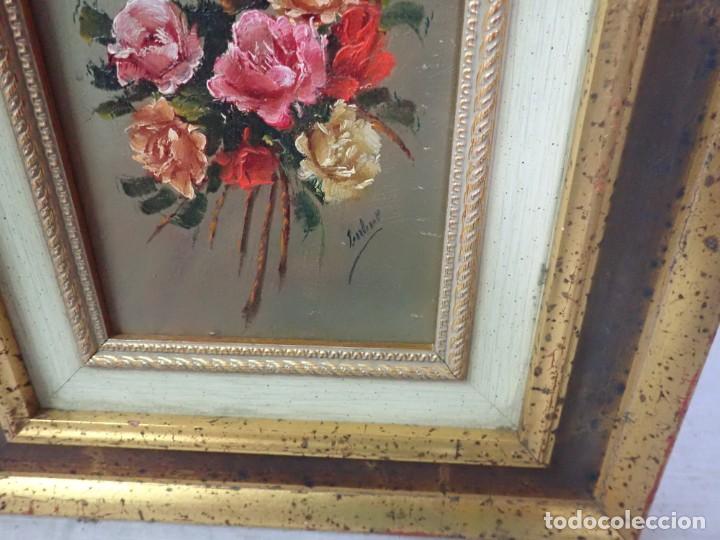 Arte: &Oacute;leo sobre lienzo firma a catalogar - Foto 2