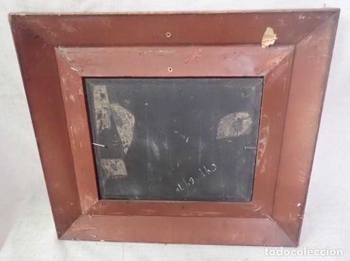 Arte: &Oacute;leo sobre tabla firma a catalogar - Foto 4